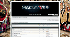 Desktop Screenshot of forum.angusmacgyver.fr