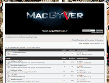 Tablet Screenshot of forum.angusmacgyver.fr